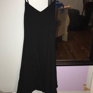 Black cami dress